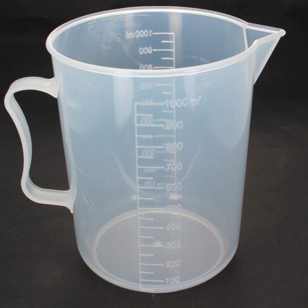 YJ 1000 JARRA DE PLASTICO GRADUADA DE 1L 1P